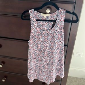 Floral racer back blouse